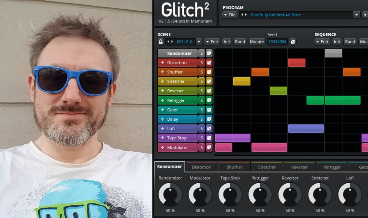 В память о создателе стал бесплатным известный плагин Glitch²